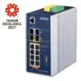 PLANET Industrial L2+ 8-Port 10 100 1000T 802.3at PoE +