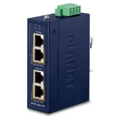 Planet IPOE-260-12V Industrial 2-Port 10 100 1000T 802.3at PoE+ Injector