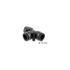 Pneumatik Steckverbinder 12 mm mit zwei Befestigungslöchern T-Form