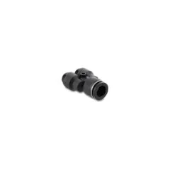 Pneumatik Steckverbinder 2 x 8 mm zu 1 x 12 mm mit Befestigungsloch Y-Form