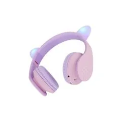 PowerLocus P2 Kids Kinder- Kopfhrer lila pink mit Ohren