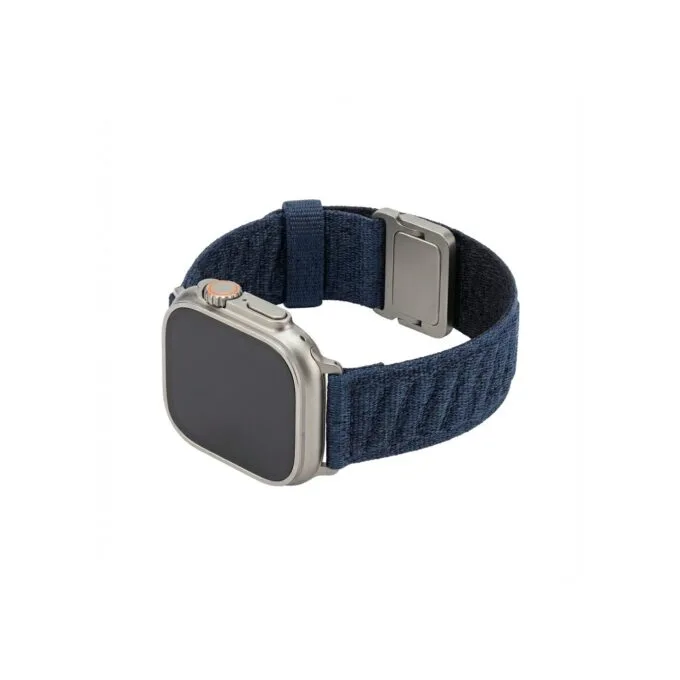 Premium Armband für Apple Watch. Blau Schwarz. 44mm. 45mm. 42mm (Series 1 2 3). 49mm. 46mm. GA-MAG-BNDA-P-BML — image 1