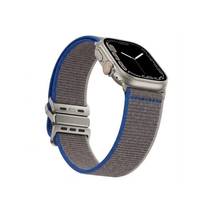 Premium Armband für Apple Watch. Grau Blau. 44mm. 45mm. 42mm (Series 1 2 3). 49mm. 46mm. GA-MAG-BNDA-P-CGBL — image 1
