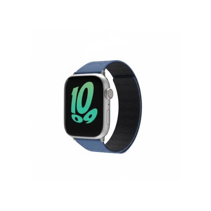 Premium Pro Armband für Apple Watch. Blau Schwarz. 44mm. 45mm. 42mm (Series 1 2 3). 49mm. 46mm. GA-MAG-BNDA-P+BML — image 1