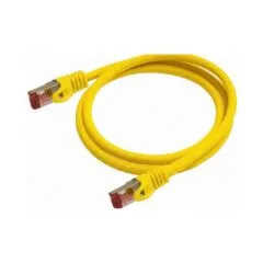 Python Cat.6 Patchkabel mit Nylongeflecht gelb 15m