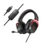 QCY Heroad VT200 Pro 7.1 Red USB Gaming Headset 53mm PS4 PS5 PC