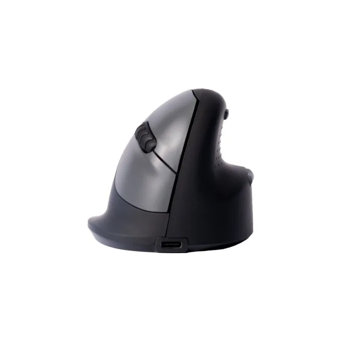 R-Go Maus HE ergonomisch rechts Bluetooth mittel schw. silb retail — image 2