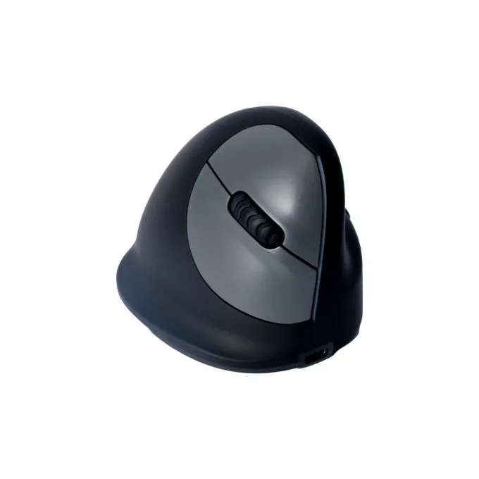R-Go Maus HE ergonomisch rechts Bluetooth mittel schw. silb retail — image 3