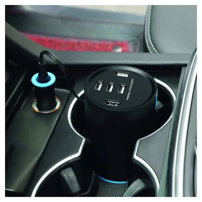 RealPower KFZ-Ladegerät Tube 2400mA 5xUSB — image 3