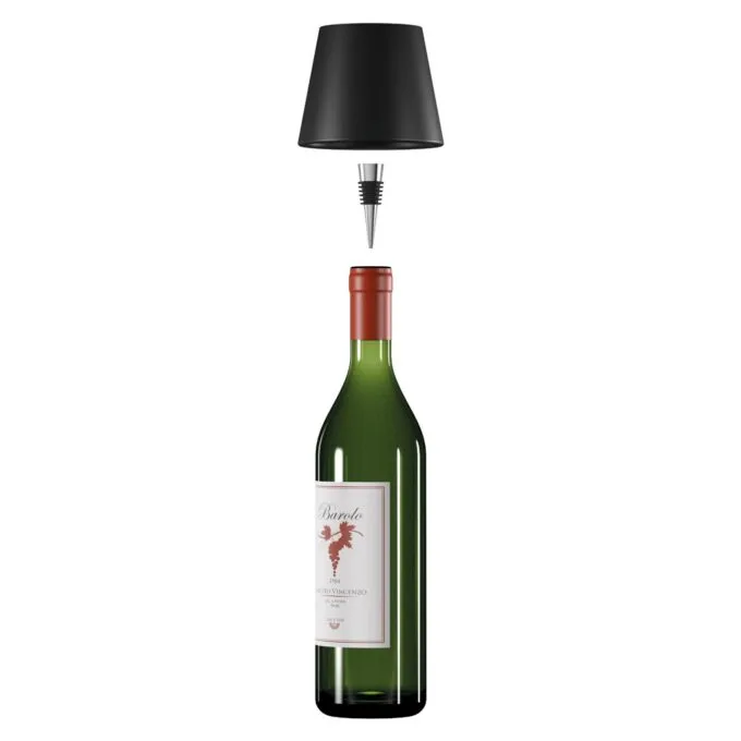 RealPower LED-RGB Tischlampe dimmbar mit Akku.schwarz — image 2