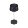 RealPower LED-Solar Tischlampe dimmbar mit Akku.schwarz