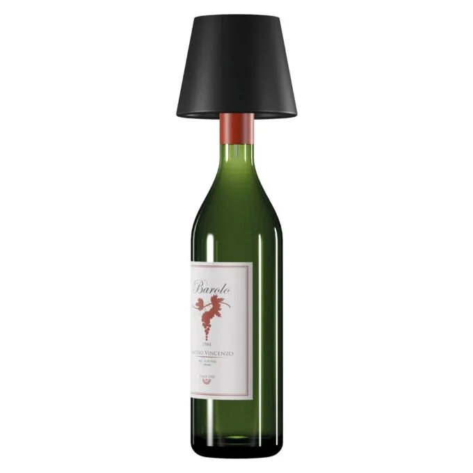 RealPower LED-Tischlampe dimmbar kalt warm mit Akku. schwar — image 3