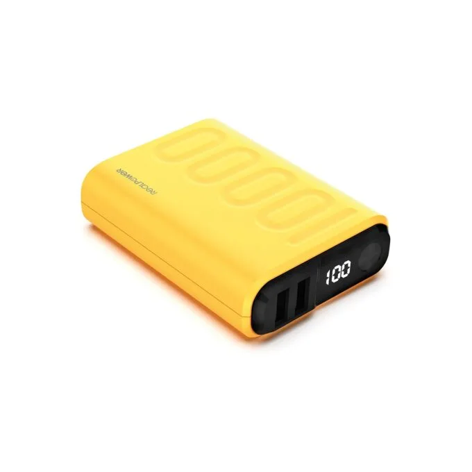 RealPower Powerbank PB-10000 Set gelb 10.000mAh — image 2