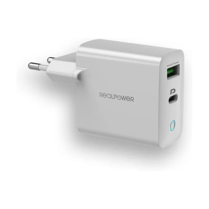 RealPower Powerbank PB-20000PD Pro Set silber 20.000mAh — image 3