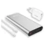 RealPower Powerbank PB-20000PD Pro Set silber 20.000mAh