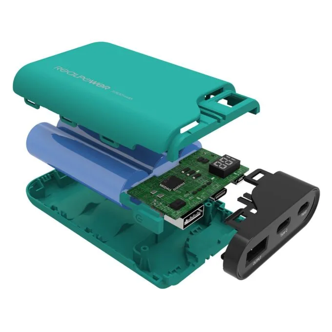 RealPower Powerbank PB-7500C grün 7.500mAh — image 5
