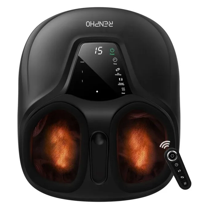 RENPHO Shiatsu Foot Massager black Schwarz PEU-RP-FM058R-BK PEURPFM058RBK — image 1