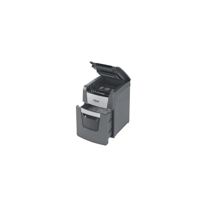 Rexel Optimum AutoFeed+ 100X - 100 Sheet Auto-Feed Shredder with Particulate Cut (4x28mm) - 34L Bin - P-4 Security - 2020100XEU — image 4