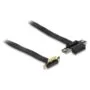 Riser Karte PCI Express x1 Stecker 90° gewinkelt zu x1 Slot mit Kabel 30 cm