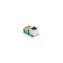 RJ45 Buchse 90° gewinkelt zu Terminalblock mit Drucktaster Cat.5e