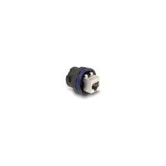 RJ45 Cat.6A Einbaubuchse Kupplung schwarz
