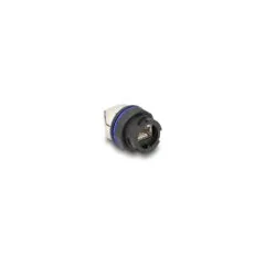 RJ45 Cat.6A Einbaubuchse mit LSA Anschluss schwarz