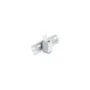 RJ45 Kupplung Cat.6A Buchse zu Buchse mit Staubschutzklappe für Hutschienen Montage grau