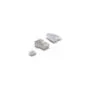 RJ45 Modularer Stecker mit gebogener Rastnase Cat.6 und Knickschutztülle 50er Set