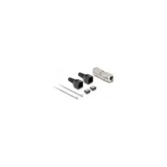 RJ45 Verbinder LSA zu LSA mit Knickschutztülle Cat.6A werkzeugfrei