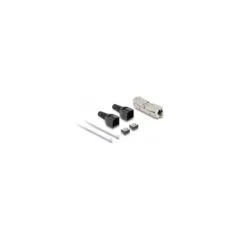 RJ45 Verbinder LSA zu LSA mit Knickschutztülle Cat.8.1 werkzeugfrei