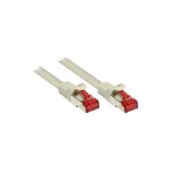 RNS® Patchkabel mit Rastnasenschutz, Cat. 6, S FTP, PiMF, PVC, 250MHz, CU, grau, 3m, Good Connections®