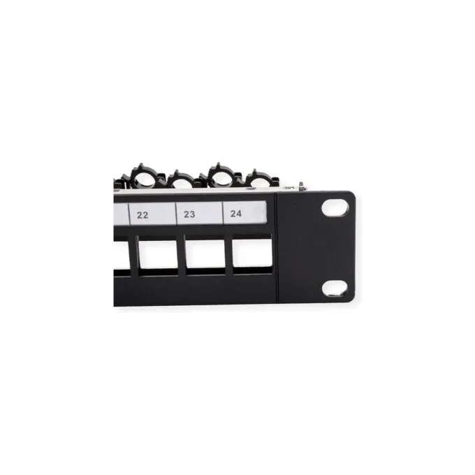 ROLINE 19'-Keystone-Modultrger 24Ports geschirmt blank Clipbef. — image 3