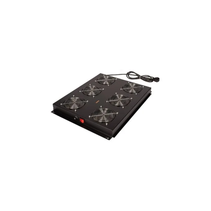 ROLINE 19-Zoll Dachlftereinheit 6 Lfter. ON OFF fr Serverschrank der PRO Serie schwarz — image 1
