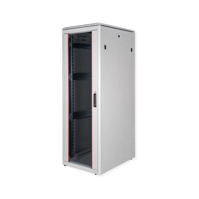 ROLINE 19-Zoll Netzwerkschrank Pro 36 HE, 600x800 BxT Glastr grau — image 1