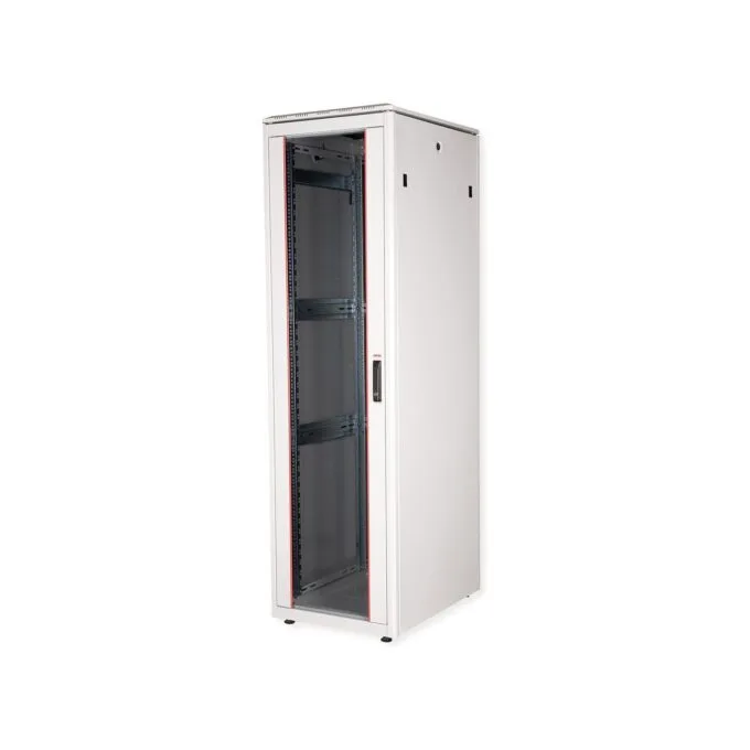 ROLINE 19-Zoll Netzwerkschrank Pro 42 HE. 600x800 BxT Glastr grau — image 1
