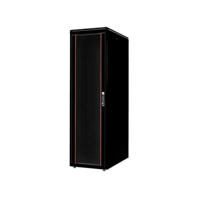 ROLINE 19-Zoll Netzwerkschrank Pro 47 HE. 600x1000 BxT Glastr schwarz — image 1