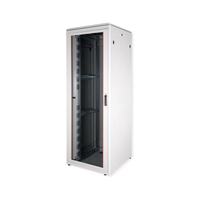 ROLINE 19-Zoll Netzwerkschrank Pro 47 HE, 800x800 BxT Glastr grau — image 1