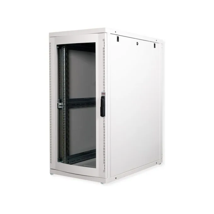 ROLINE 19-Zoll Serverschrank Pro 26 HE. 600x1000 BxT grau Plexiglas — image 1