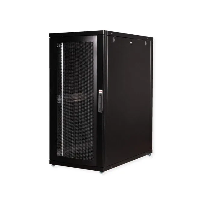 ROLINE 19-Zoll Serverschrank Pro 26 HE. 600x1000 BxT schwarz — image 1