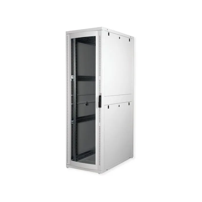 ROLINE 19-Zoll Serverschrank Pro 42 HE. 600x1000 BxT grau Plexiglas — image 1