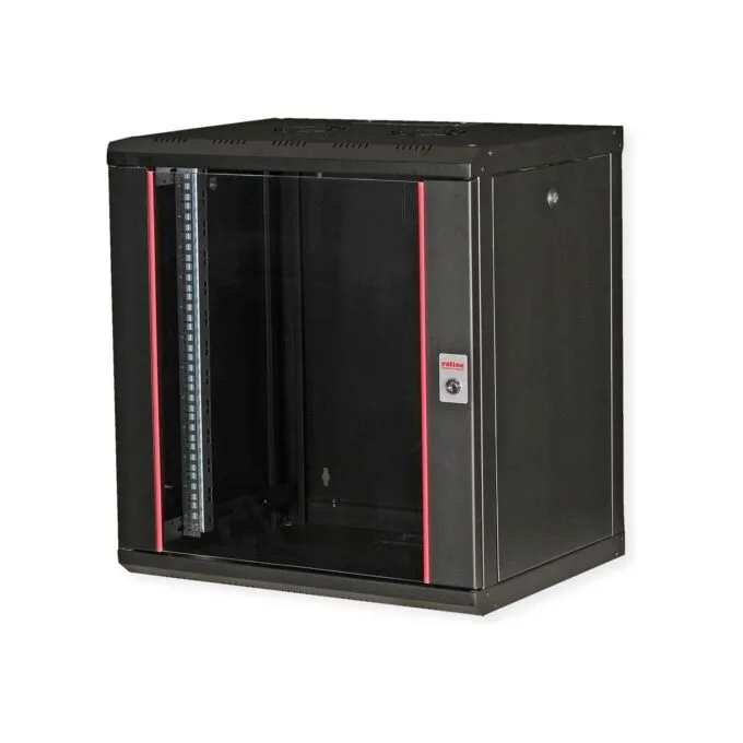 ROLINE 19-Zoll Wandgehuse Pro 12 HE. 600x450 BxT schwarz — image 1