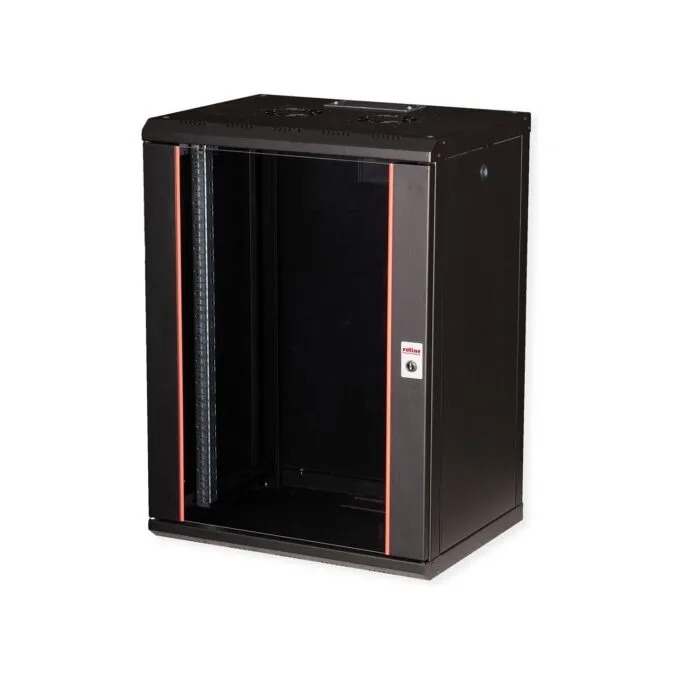 ROLINE 19-Zoll Wandgehuse Pro 16 HE. 600x450 BxT schwarz — image 1