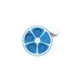 ROLINE 4-fach Steckdosenleiste mit Schalter. rund. UTE Version. USB-Charger A+C. blau. 1.5 m
