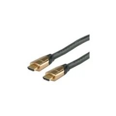 ROLINE 4K PREMIUM HDMI Ultra HD Kabel mit Ethernet. ST ST. schwarz. 7.5 m
