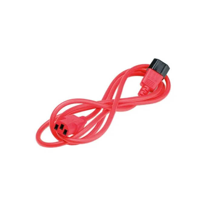 ROLINE Apparate-Verbindungskabel. IEC 320 C14 - C13. rot. 0.8 m — image 3