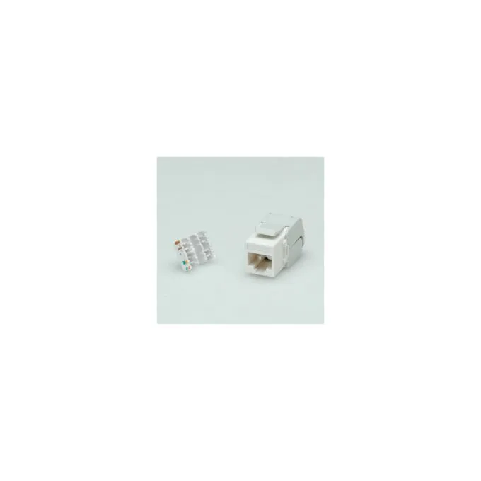 ROLINE Cat.6 (Class E) Keystone. ungeschirmt. werkzeuglos. weiss — image 2