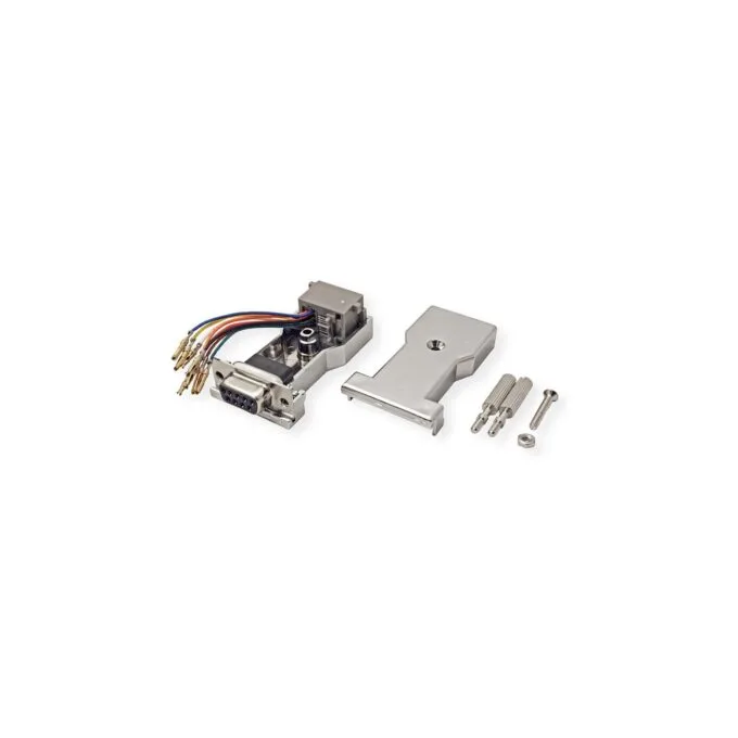ROLINE DB9 Buchse-RJ45 Buchse 8P 8C 8Ltg.. silberfarben — image 3