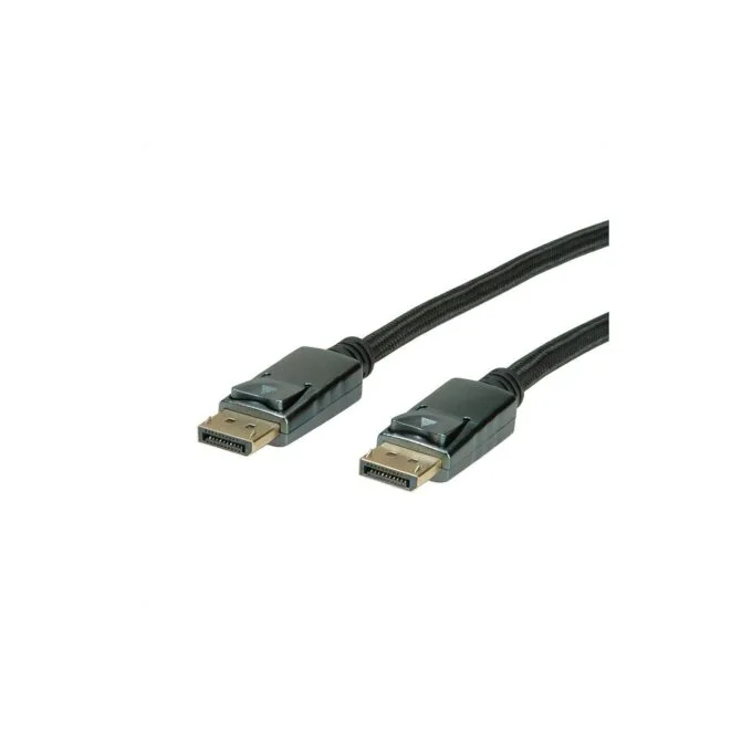 ROLINE DisplayPort Kabel. DP-DP. v1.2. ST - ST. schwarz-metallic. 1 m — image 3