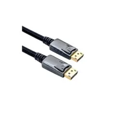 ROLINE DisplayPort Kabel. DP-DP. v1.2. ST - ST. schwarz-metallic. 1 m