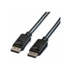 ROLINE DisplayPort Kabel. DP-DP. v1.2. ST - ST. TPE. schwarz. 1.5 m